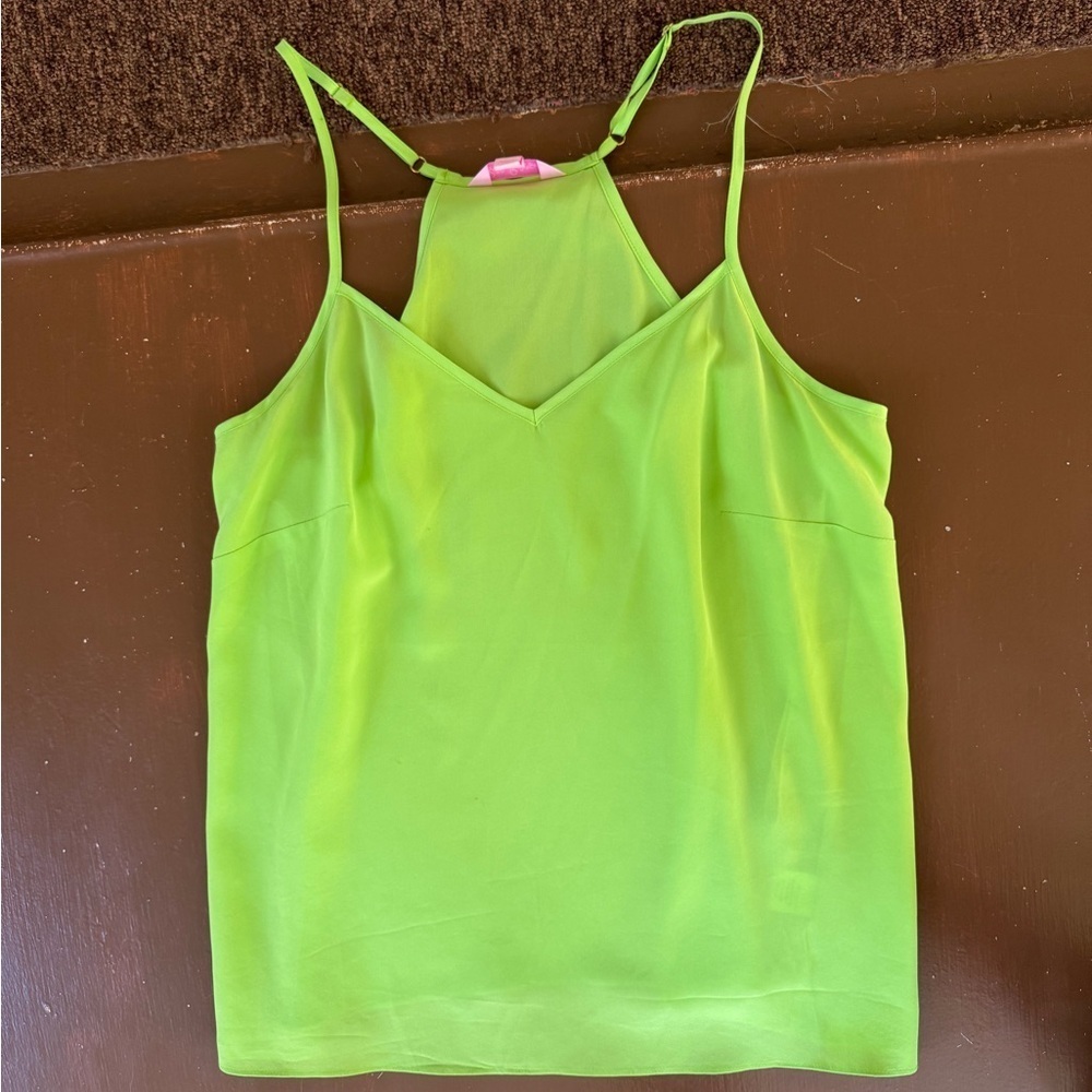 Bright Green Lilly Pulitzer Silk Camisole - Women’s M